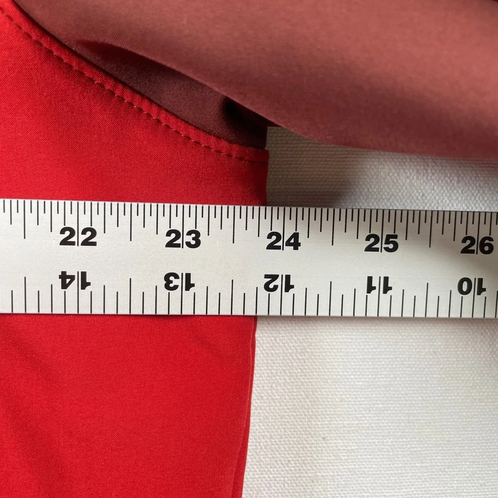 The North Face WindWall Softshell Jacket Mens Large Red Burgundy Full Zip Fleece
